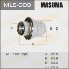 Гайка колеса c заглушкой (сфер.) с шайбой M12*1,5*21 MASUMA
