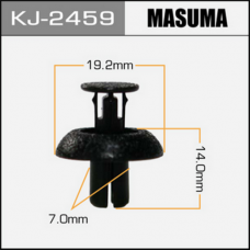 Клипса крепления защиты замка капота MASUMA Toyota COROLLA (E150) 2006-2013