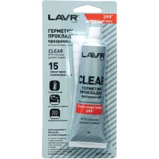 Герметик-прокладка прозрачный высокотемпературный CLEAR LAVR 70г