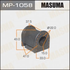 Втулка стабилизатора заднего MASUMA на Avensis 270, Auris I,II